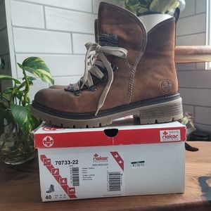 Rieker Brown Fleece Lined Boot